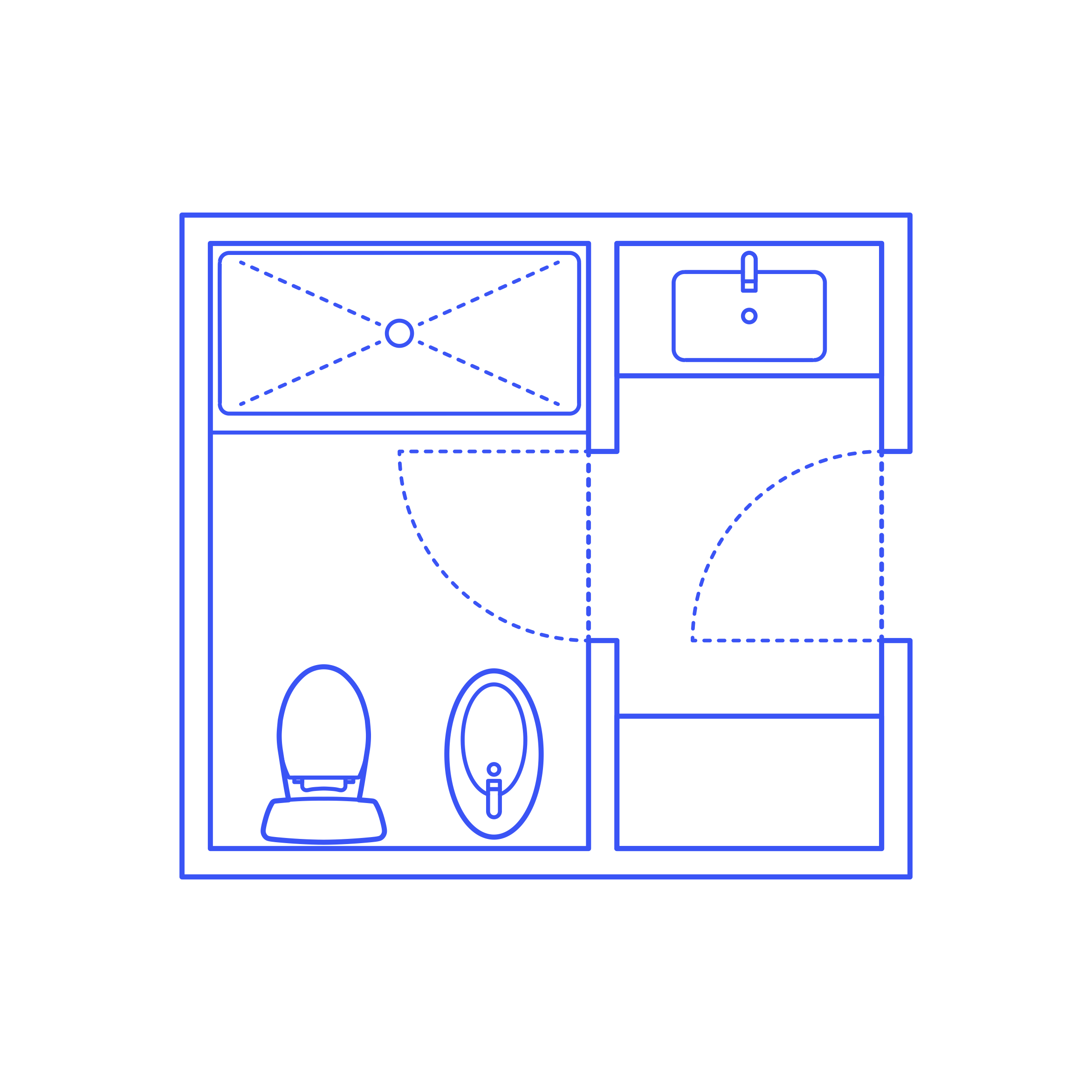 Layouts Bathrooms Three Quarter Split Bidet 2 Wall Facing Technical Drawing Svg Vector Free Vectors